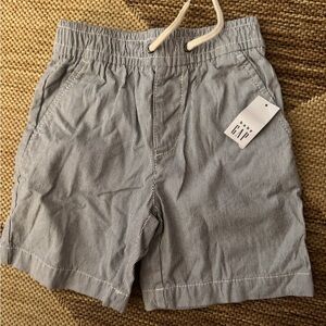 GAP Navy and White Striped Shorts